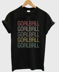 GoalBall Font T Shirt