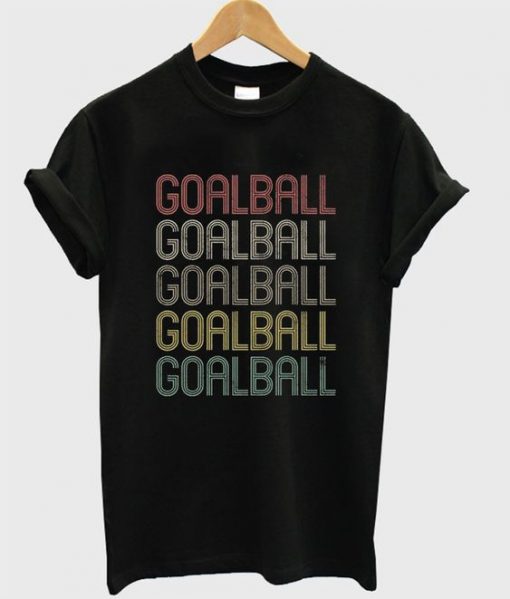 GoalBall Font T Shirt