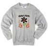 Heavy Petal Flower Sweatshirt