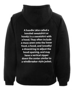 Hooded Sweater Definition Pullover Back
