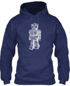 Huge Robot Graphic Hoodie