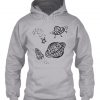 Martian Rocket Spaceship Traffic Hoodie