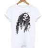 Palm Angels White Rasta Skull T shirt