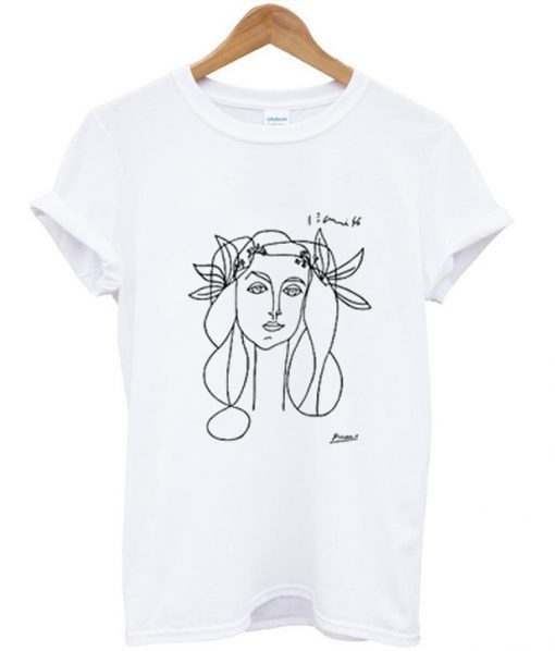 Picasso Woman Sketch T Shirt