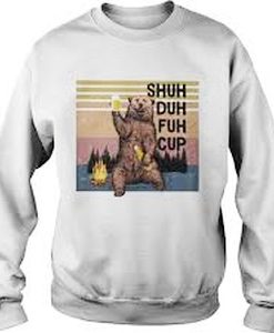 Shuh Duh Fuh Cup Bear camping Sweater