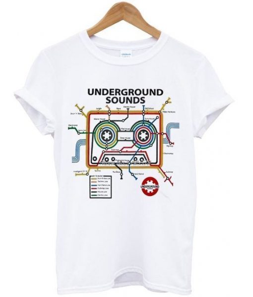 Underground Sound Graphic T ShirtUnderground Sound Graphic T Shirt