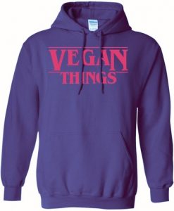 Vegan Things Font Hoodie