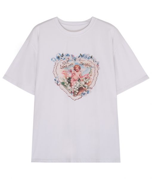 With Love And Devotion Angel T-shirt