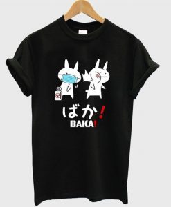 baka social distancing t-shirt