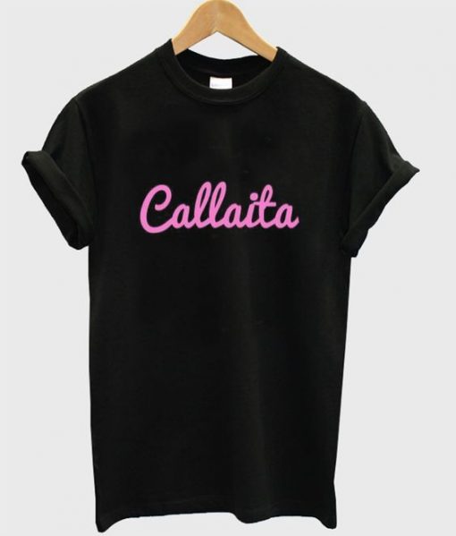 callaita Font t-shirt