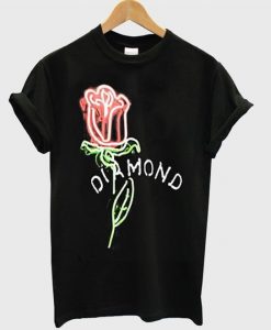 diamond rose t-shirt