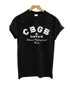 CBGB & OMFUG Logo T shirt