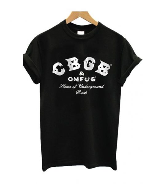 CBGB & OMFUG Logo T shirt