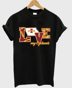 I Love State My Cyclones T Shirt