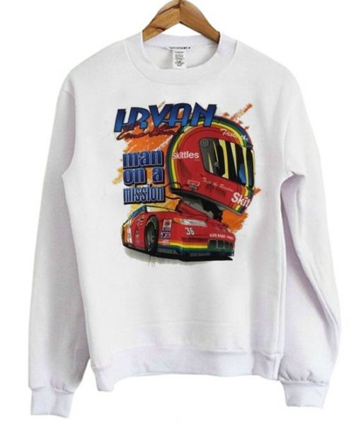 Irvan Man On A Mission Graphic Sweatshirt