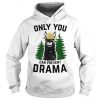 Llama only you can prevent drama Hoodie