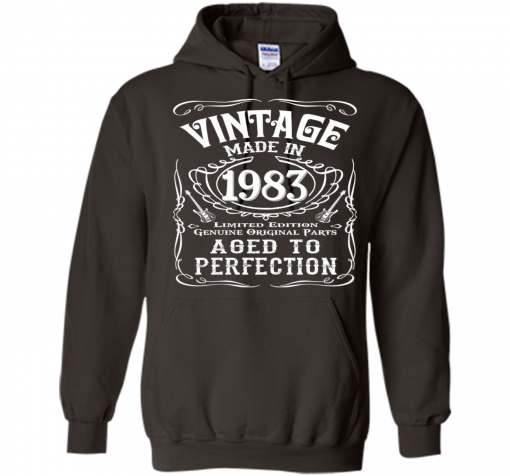 Made In 1983 Vintage Hoodie Pullover