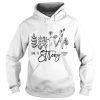 She Is Strong Flowers Hoodie