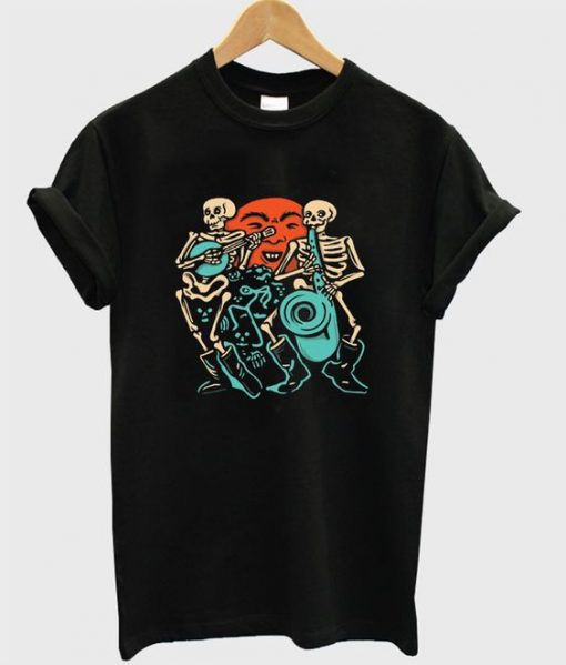 Skeleton Band T Shirt