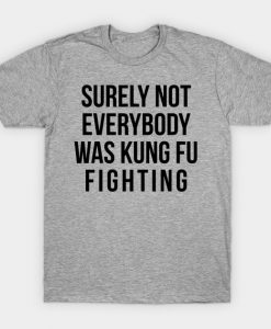 Surely Not Everybody Was Kung Fu Fighting T-Shirt