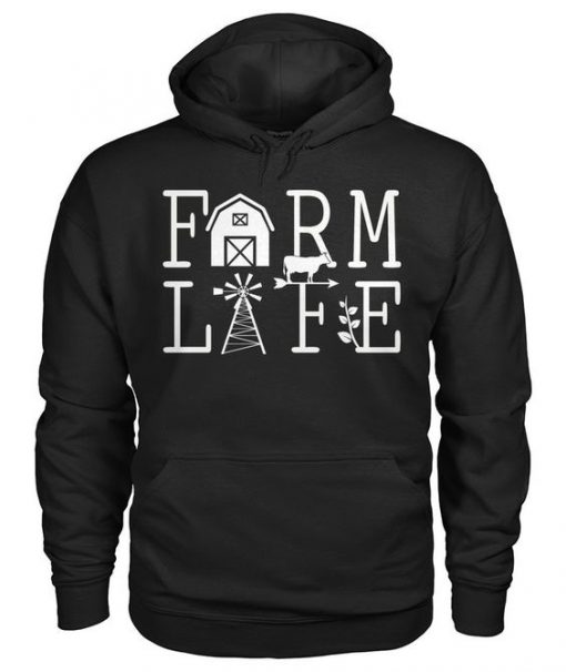 Farm Life Barn Hoodie