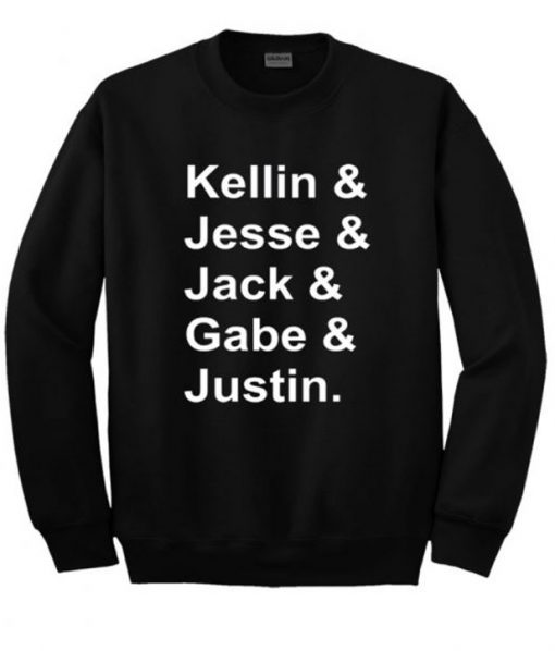 Kellin Jesse Jack Gabe Justin Sleeping With Sirens Sweatshirt