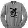 Skateboarder graphic sweatshirt