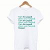 Turn the page & wash your hands T-Shirt