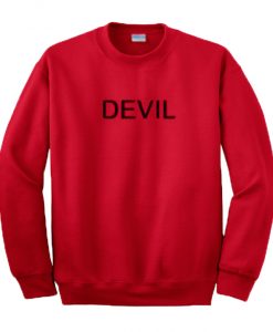 Devil Font Sweatshirt