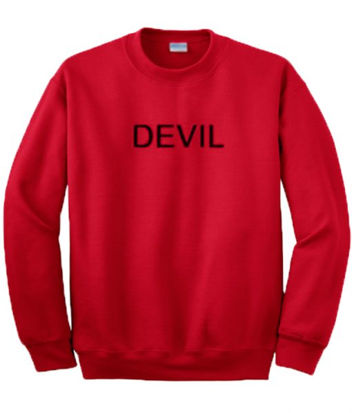 Devil Font Sweatshirt