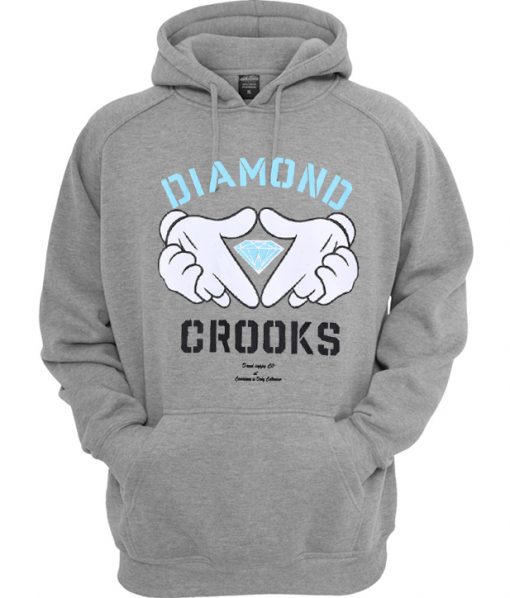 Diamond Crooks Mickey Mouse Hands Hoodie