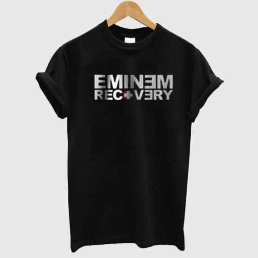 Eminem Recovery Font T shirt