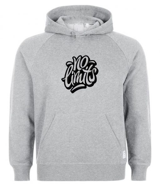 No Limits Art Font Hoodie