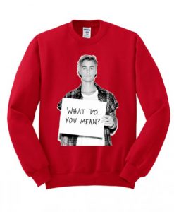 What Do You Mean Justin bieber Sweatshirt