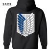 Attack On Titans Logo Hoodie Back