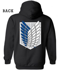 Attack On Titans Logo Hoodie Back