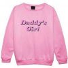 Daddys Girl sweatshirt pink