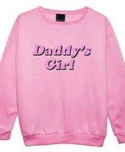 Daddys Girl sweatshirt pink