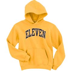 Eleven Font Hoodie Pullover