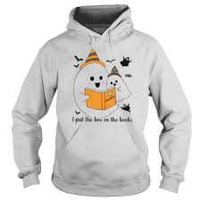 I Put The Boo In The Book Halloween Hoodie