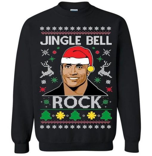 Jingle Bell The Rock Ugly Christmas Sweatshirt