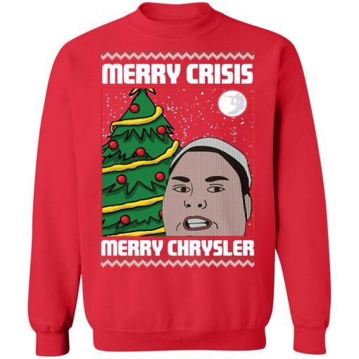 Merry Crisis Merry Chrysler Ugly Christmas Sweatshirt