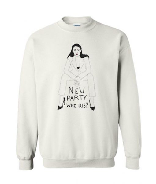 New Party Who Dis Lady Crewneck Sweatshirt