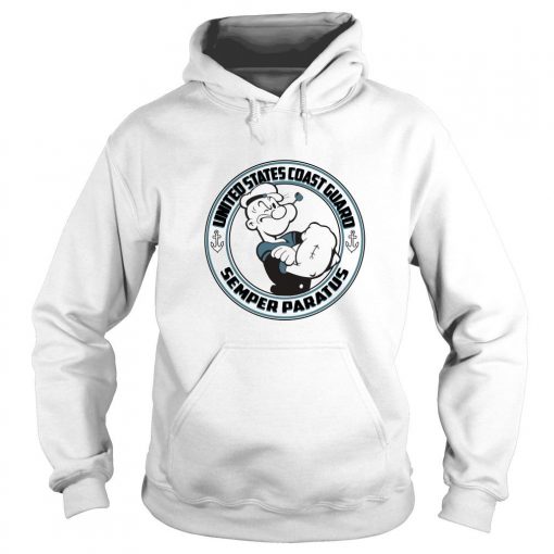 Popeye United States Coast Guard Semper Paratus Hoodie