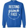 Resting Grinch Face Funny Sweatshirt