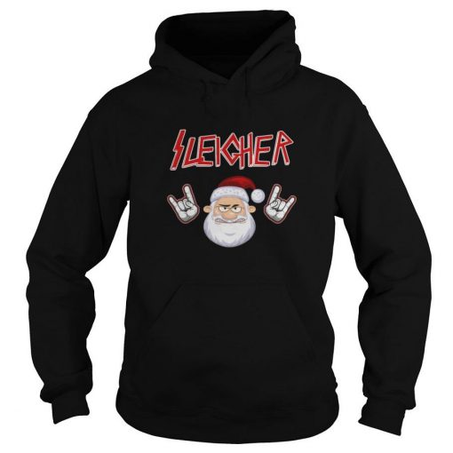 Santa Claus Sleicher Hoodie Pullover