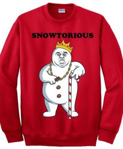 Snowtorius King of Snowman Sweatshirt