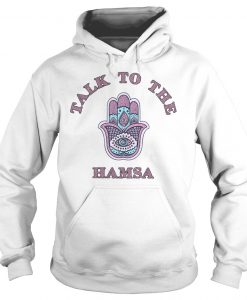 Talk To The Hamsa Logo Hoodie