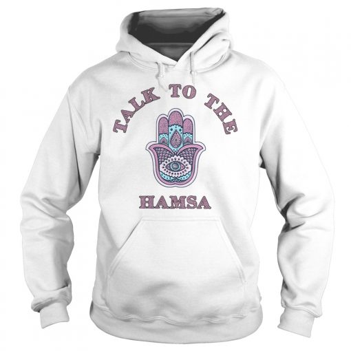 Talk To The Hamsa Logo Hoodie