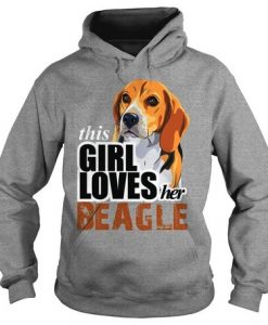 This Girl Loves Her Beagle Hoodie